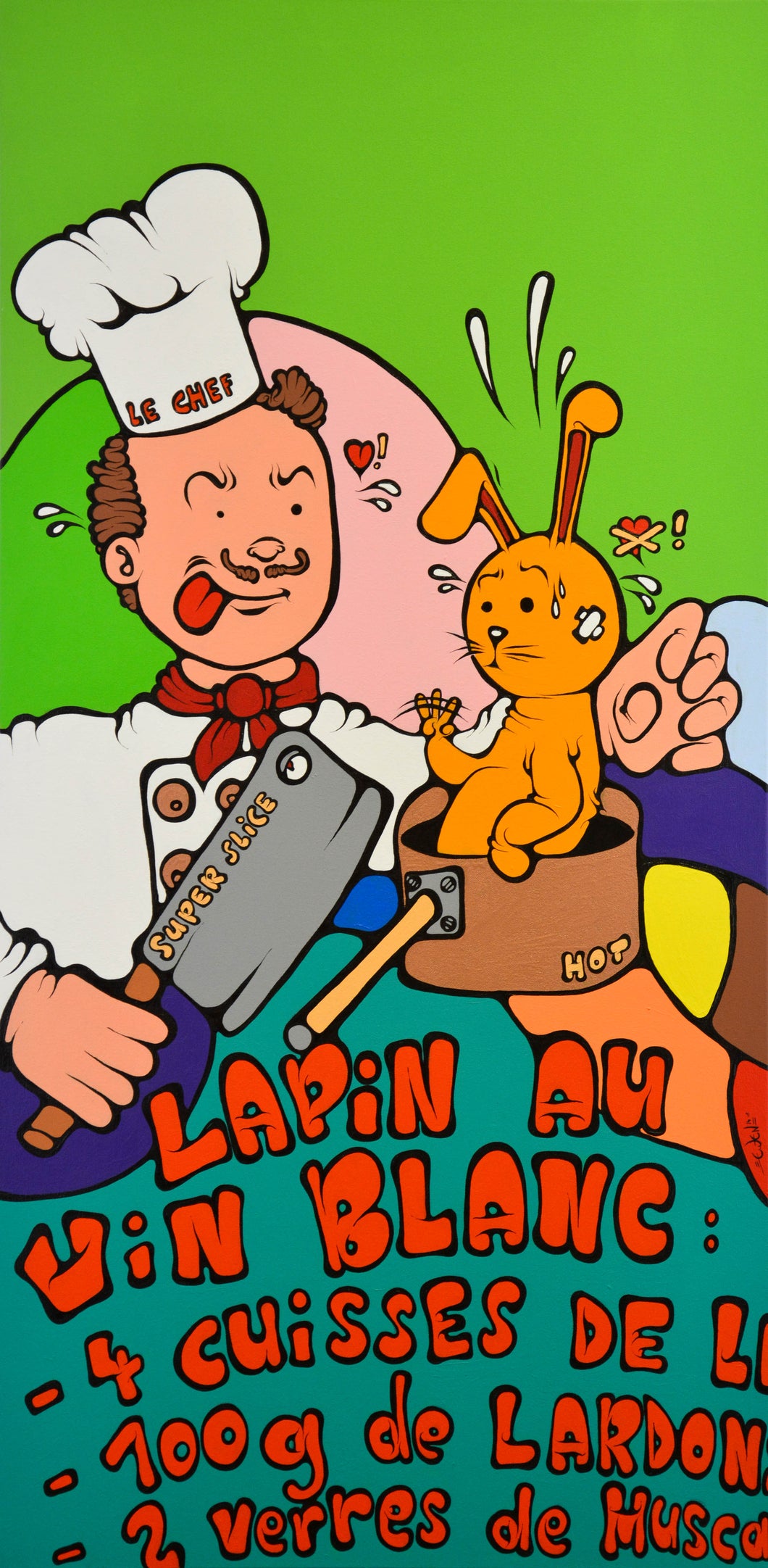 Lapin aux Vin Blanc
