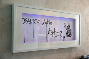 BANKSY HAT ´NE RATTE. (ICK HAB SCHWEIN)